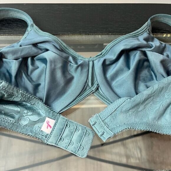 Wacoal Women's Awareness Full Figure Seamless Underwire Bra Adriatic Blue Sz 36D - Picture 10 of 10